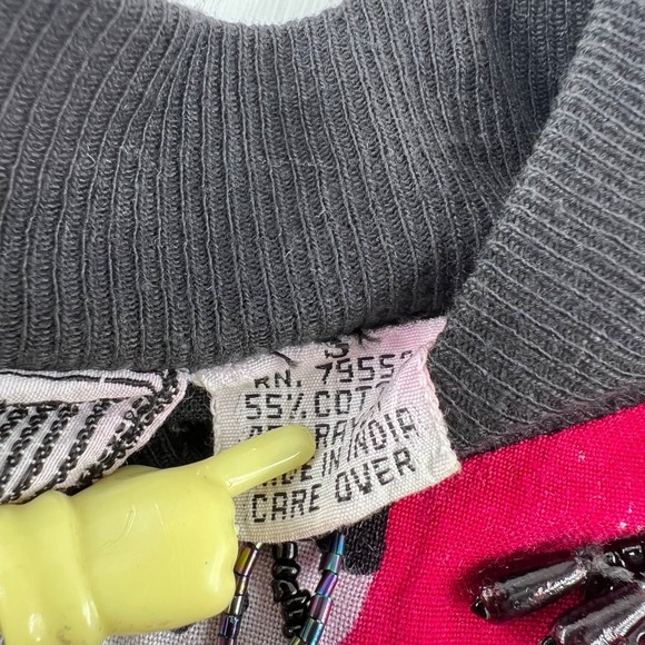 Speed Limit MPH Vintage Floral Women's Small Jacket 90s Bohemian Cotton Flower - Picture 3 of 8